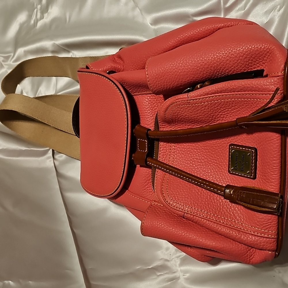 Dooney & Bourke Pink Leather Backpack